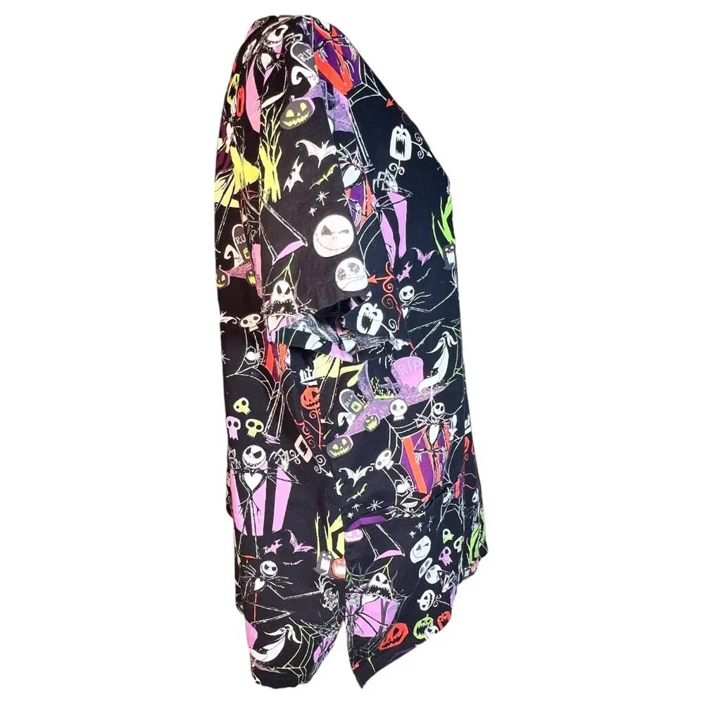 Halloween Scrub Disney Jack Skellington The Nightmare Before Christmas Size XL - Picture 4 of 7